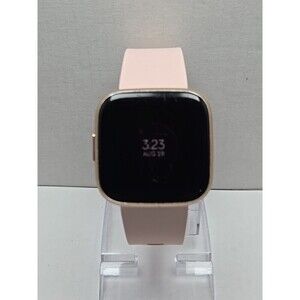 Fitbit Versa 2 Smartwatch Rose Gold 40mm Alexa WR50 Always On Display W/ Charger